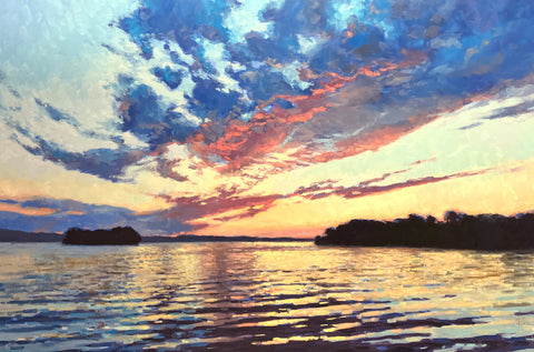 Kari Ganoung Ruiz - Cayuga Lake Shimmer