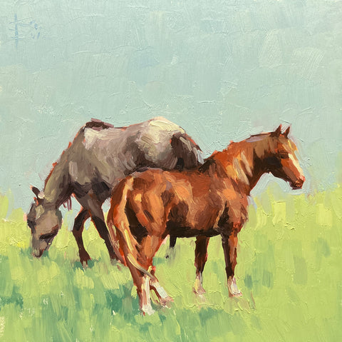 Kari Ganoung Ruiz - Chestnut And Grey