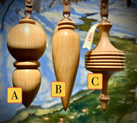 2025 Turned Wooden Ornament