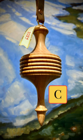2025 Turned Wooden Ornament