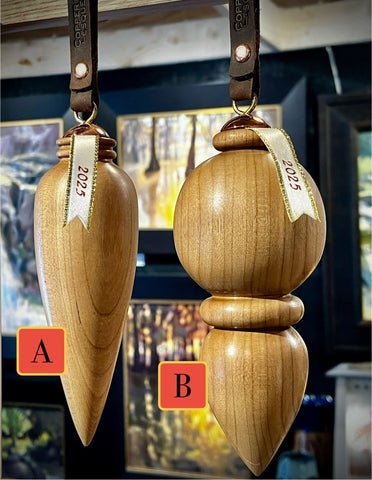 Turned Wooden Ornament
