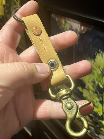 Rustico Leather Super Loop keychain