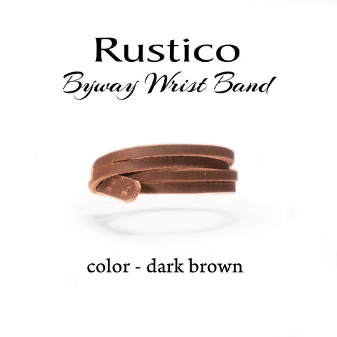Rustico - Byway Wrist Band in dark brown