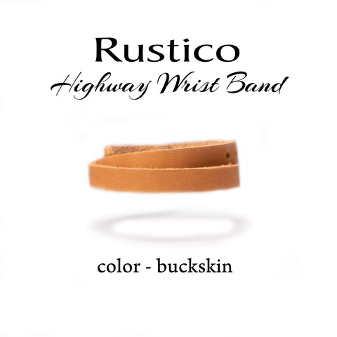 Rustico - Highway Wrist Band in buckskin