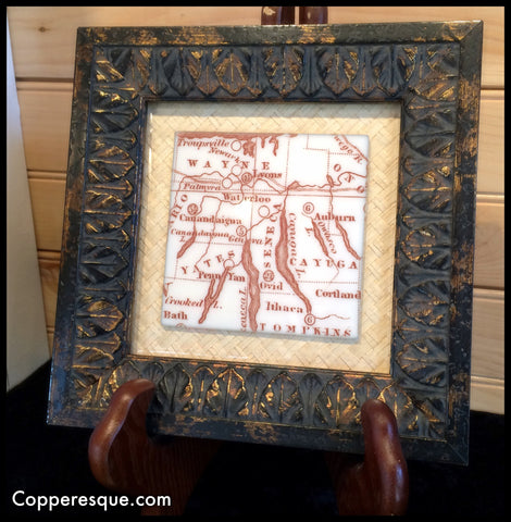 Copperesque ~ Finger Lakes Map Tile