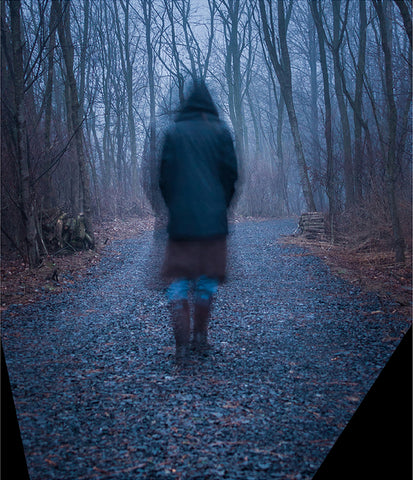 Stereographic Card - (figurative) The Dark Path