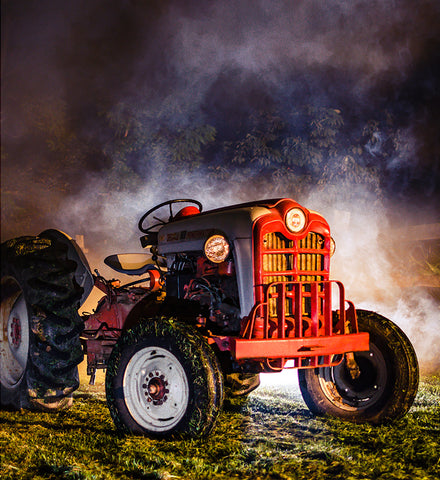 Stereographic Card - (farm) A Tractor is Born