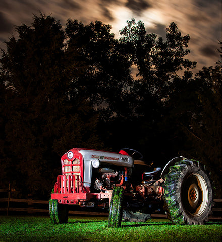 Stereographic Card - (farm) Waiting for Dawn