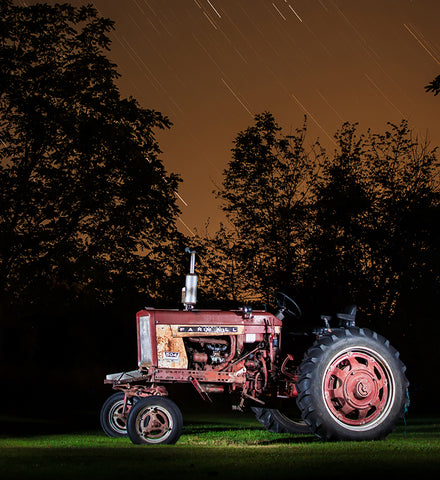 Stereographic Card - (farm) Midnight Back Forty