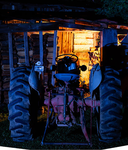 Stereographic Card - (farm) End of Day