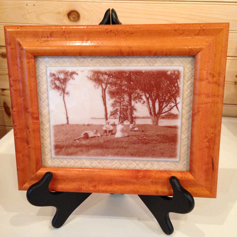 Copperesque ~ On Frontenac Island Glass Tile