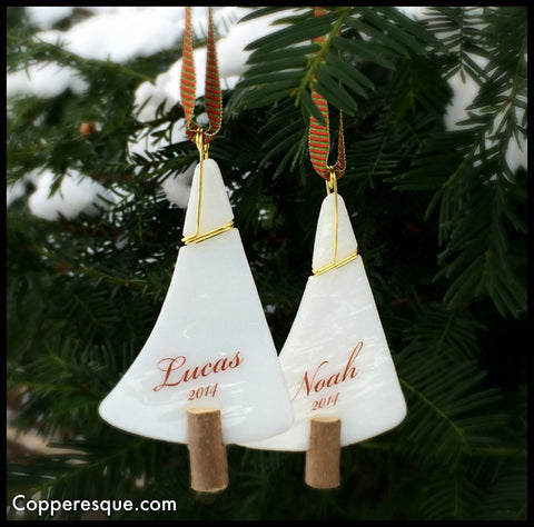 Copperesque ornament ~ Personalized Tree