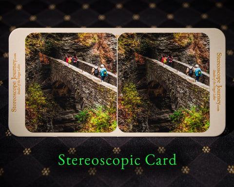 Stereographic Card - Watkins Glen #02