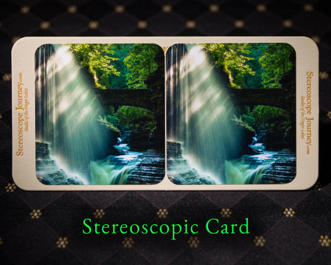 Stereographic Card - Watkins Glen #06