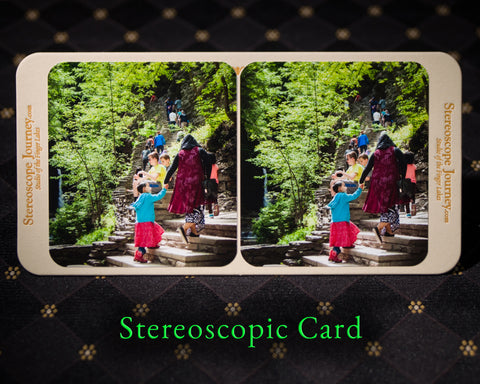 Stereographic Card - Watkins Glen #01