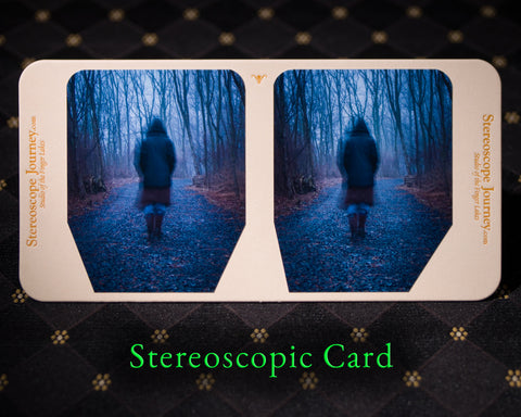 Stereographic Card - (figurative) The Dark Path