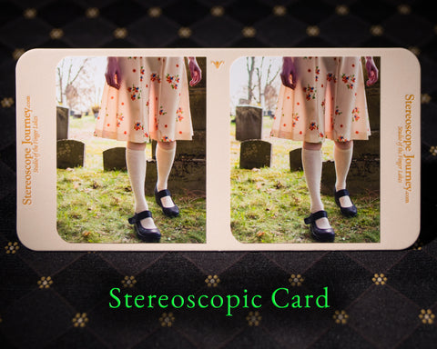 Stereographic Card - (figurative) Mary Jane