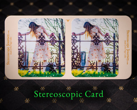 Stereographic Card - (figurative) Falling Apart