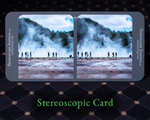geyser boardwalk stereocard