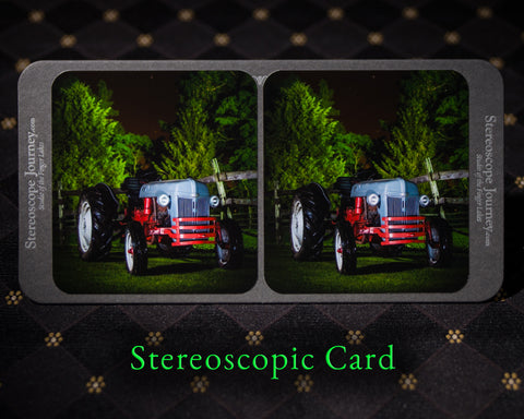Stereographic Card - (farm) The Iron Bug