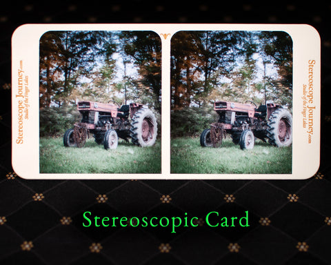 Stereographic Card - (farm) Persistent Wind