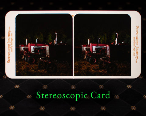 Stereographic Card - (farm) Secret Congression