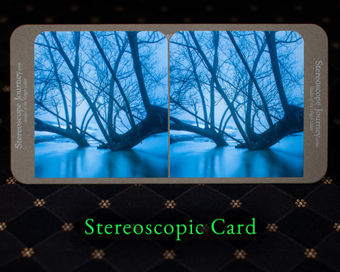 Stereographic Card - Obscured Light