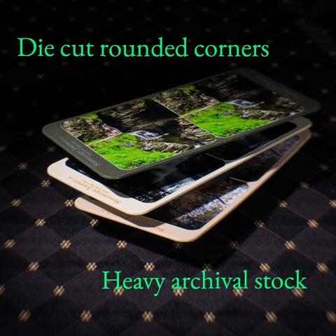 sample stereo card stack