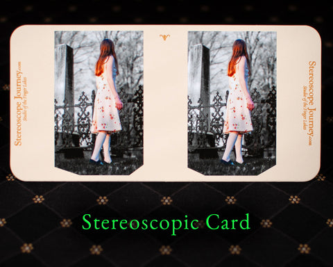 Stereographic Card - (figurative) Just Gray