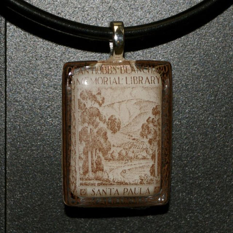 Copperesque ~ Blanchard Library pendant
