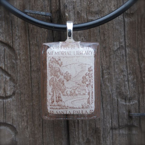 Copperesque ~ Blanchard Library pendant