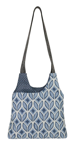 Maruca ~ Prairie Bag, Woven Tulip Blue