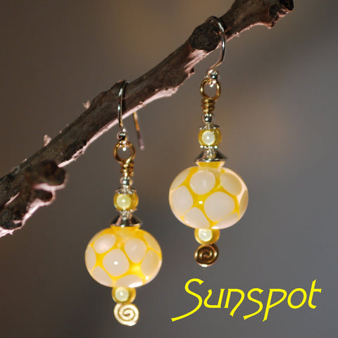 Copperesque ~ Sunspot earrings